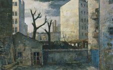 Erich Miller-Hauenfels_Hof zwischen Großstadthäusern_1934_(c)Belvedere, Wien