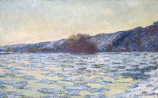 Claude Monet, Ice Floes at Twilight, 1893, Museum Langmatt, Baden, Switzerland